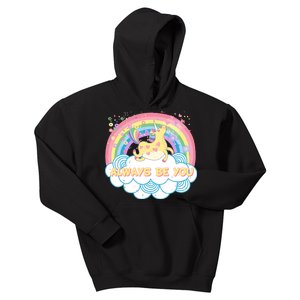 Always Be You Unicorn Rainbow Kids Hoodie