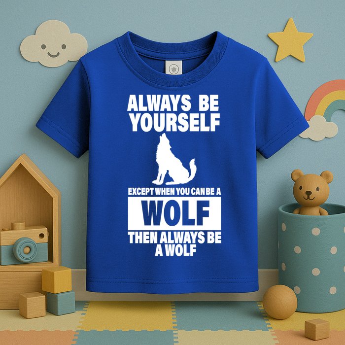 Always Be Yourself Excepts When You Can Be A Wolf Toddler T-Shirt