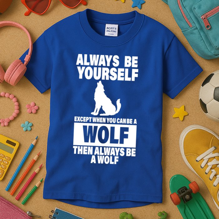Always Be Yourself Excepts When You Can Be A Wolf Kids T-Shirt