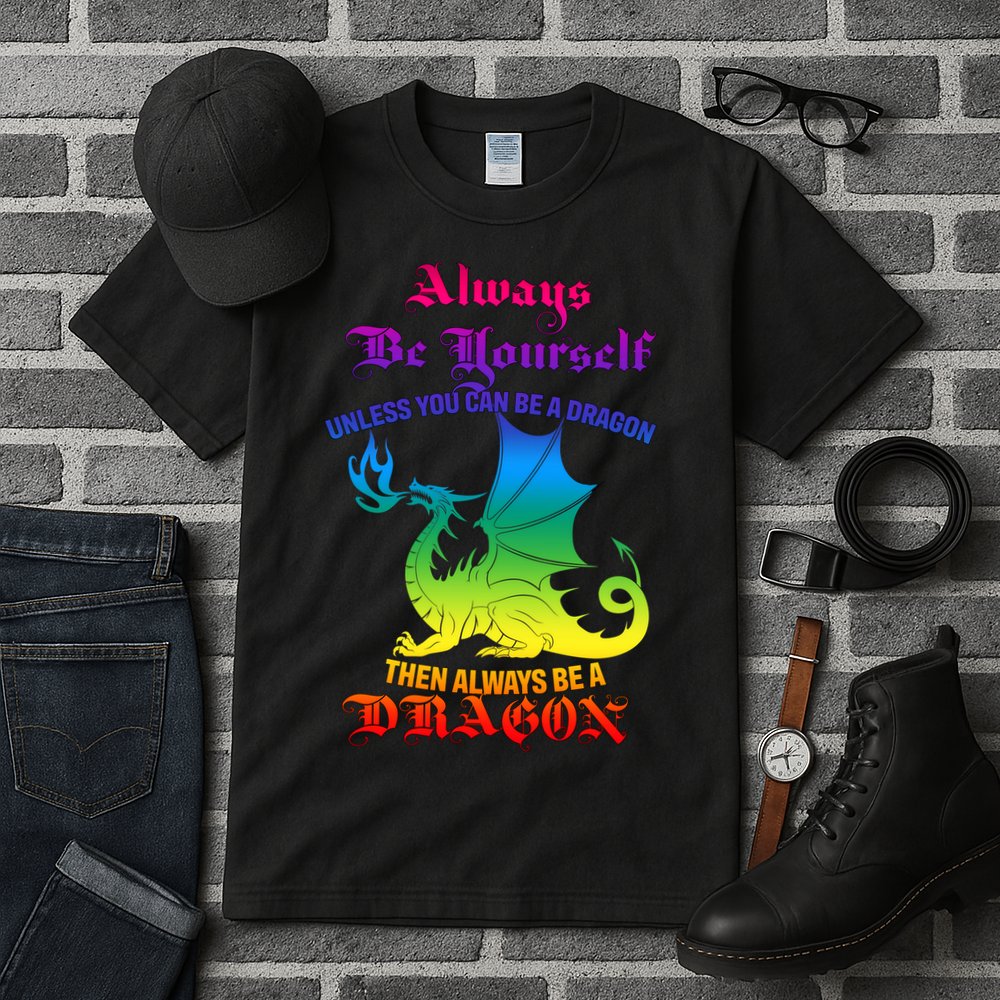 Always Be Yourself Unless You Can Be A Dragon  Tall T-Shirt