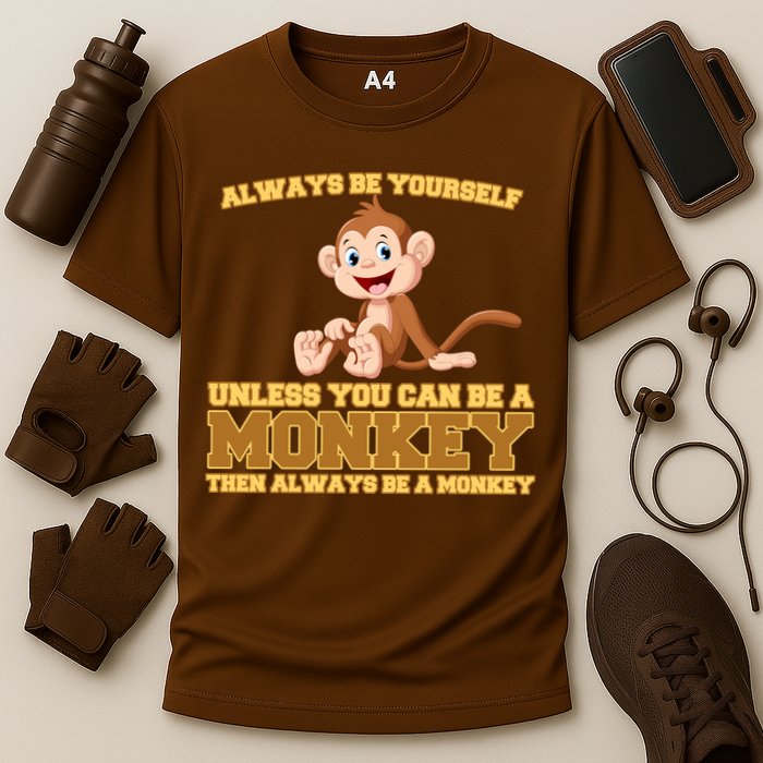 Always Be Yourself Unless You Can Be A Monkey Performance Shirt