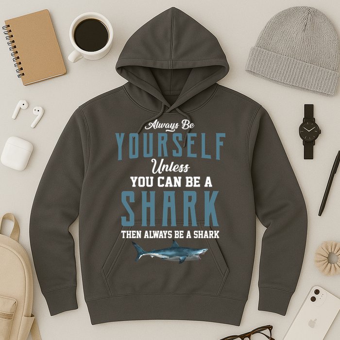Always Be Yourself Unless You Can Be A Shark Hoodie