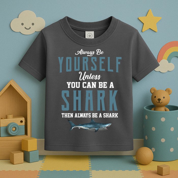 Always Be Yourself Unless You Can Be A Shark Toddler T-Shirt