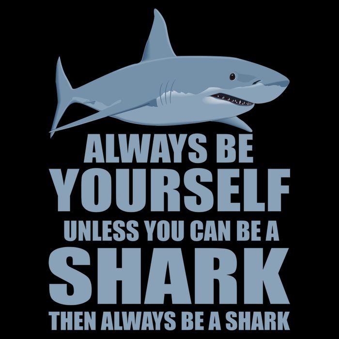 Always Be Yourself Unless You Can Be A Shark Funny Wool Snapback Cap