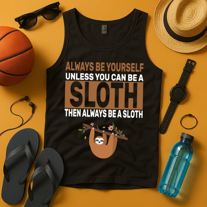 Always Be Yourself Unless You Can Be A Sloth Tank Top