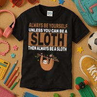 Always Be Yourself Unless You Can Be A Sloth Kids T-Shirt