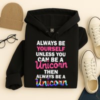 Always Be Yourself Unless You Can Be A Unicorn Hoodie