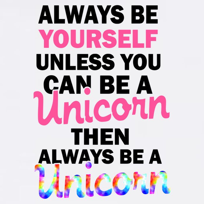 Always Be Yourself Unless You Can Be A Unicorn Garment-Dyed Sweatshirt