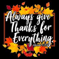 Always Give Thanks for Everything Ephesians 5:20 Sustainable Beanie
