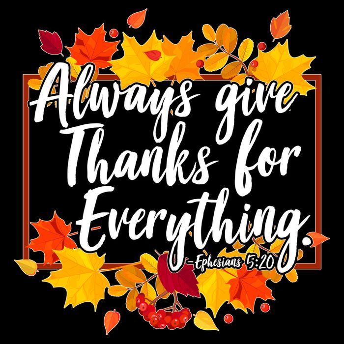 Always Give Thanks for Everything Ephesians 5:20 Sustainable Beanie