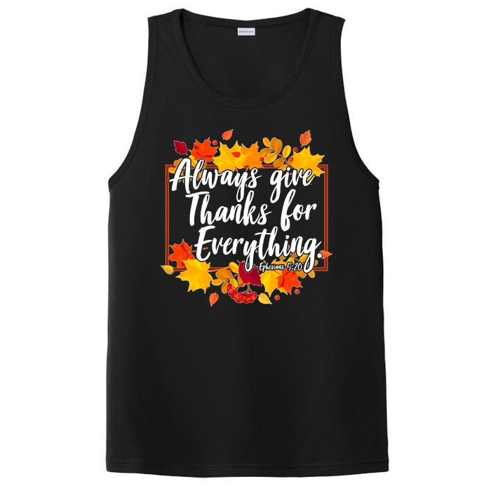 Always Give Thanks for Everything Ephesians 5:20 PosiCharge Competitor Tank