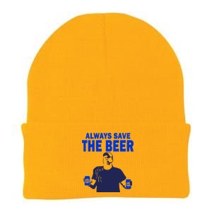 Always Save The Beers Funny Knit Cap Winter Beanie