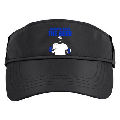 Always Save The Beers Funny Adult Drive Performance Visor