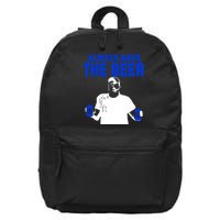 Always Save The Beers Funny 16 in Basic Backpack