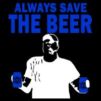 Always Save The Beers Funny 16 in Basic Backpack