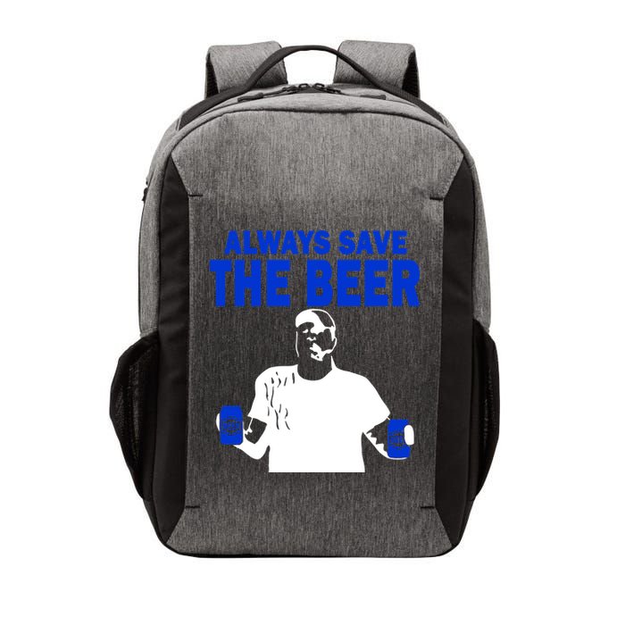 Always Save The Beers Funny Vector Backpack