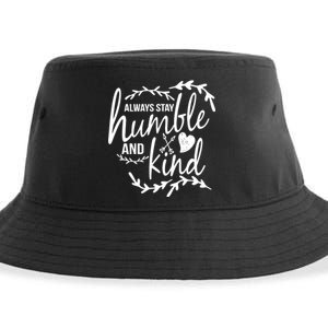 Always Stay Kind Humble Anti-Bullying Sustainable Bucket Hat