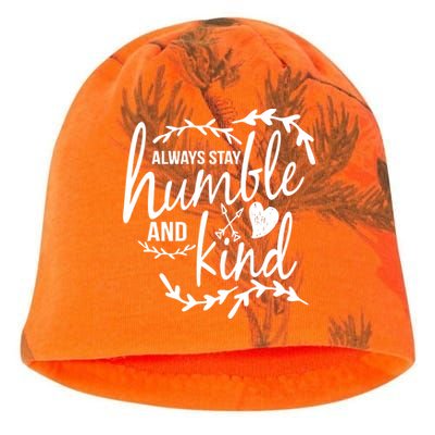 Always Stay Kind Humble Anti-Bullying Kati - Camo Knit Beanie