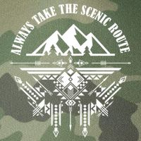 Always Take The Scenic Route Legacy Tie Dye Trucker Hat