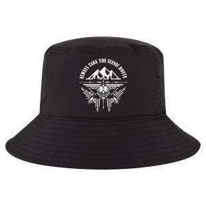 Always Take The Scenic Route Cool Comfort Performance Bucket Hat