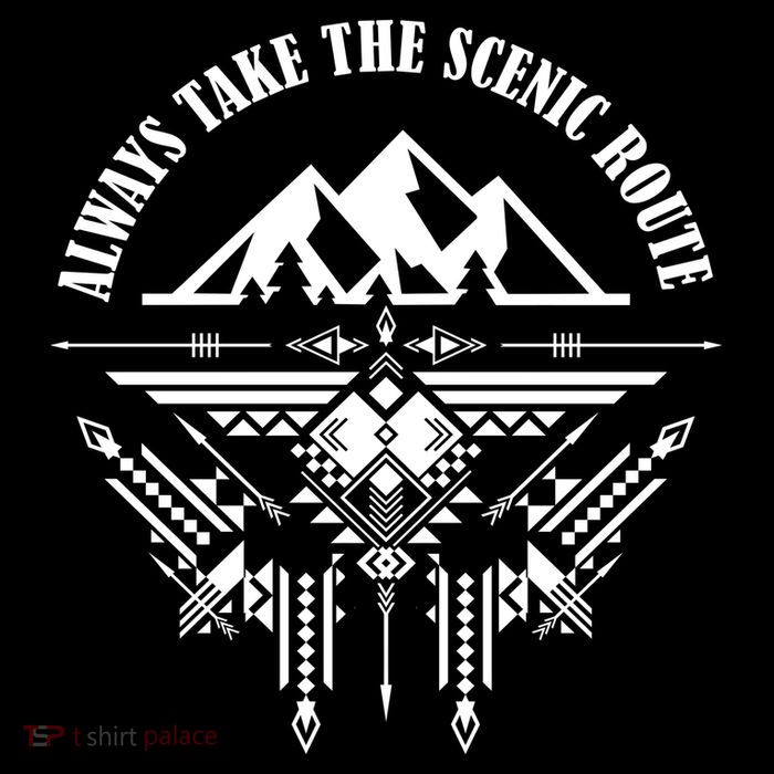 Always Take The Scenic Route Tall T-Shirt