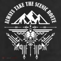 Always Take The Scenic Route 11oz C Handle Ceramic Mug