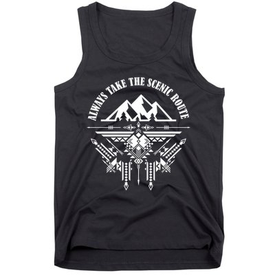 Always Take The Scenic Route Tank Top