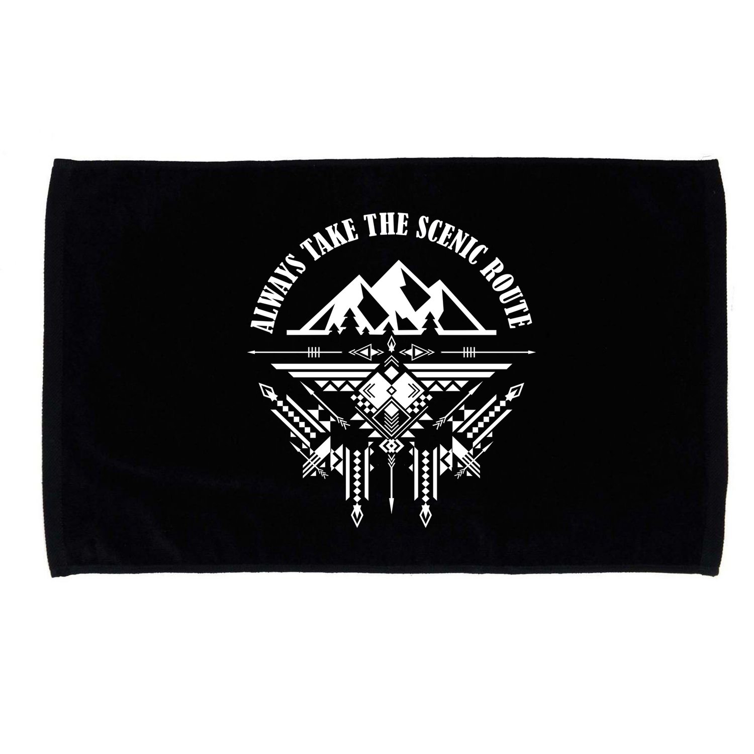 Always Take The Scenic Route Microfiber Hand Towel