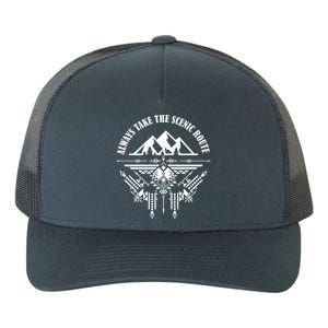 Always Take The Scenic Route Yupoong Adult 5-Panel Trucker Hat