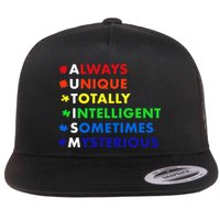 Always Unique Totally Intelligent Sometime Mysterious Flatbill Hat