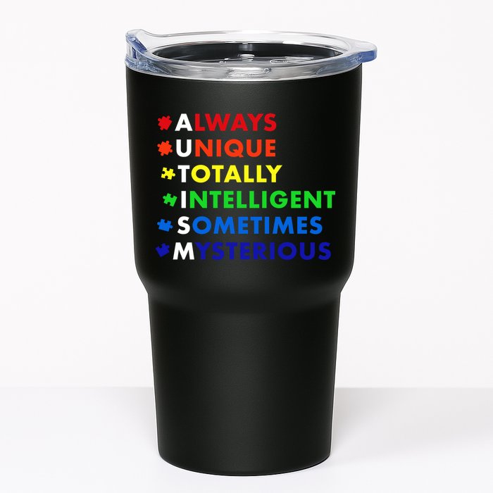 Always Unique Totally Intelligent Sometime Mysterious Tumbler