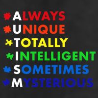 Always Unique Totally Intelligent Sometime Mysterious Golf Towel