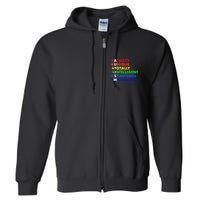 Always Unique Totally Intelligent Sometime Mysterious Full Zip Hoodie
