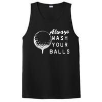 Always Wash Your Balls Funny Golfing PosiCharge Competitor Tank