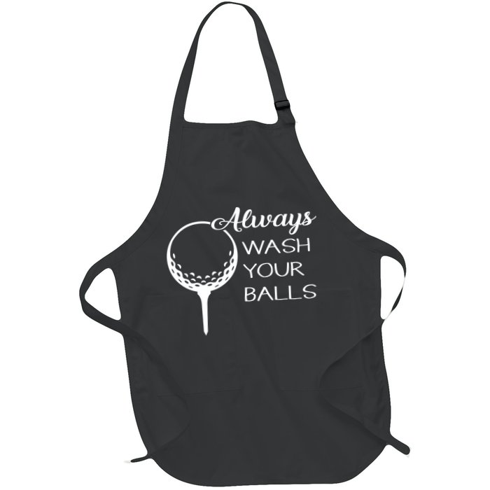 Always Wash YUour Ball Funny Golfing Apron