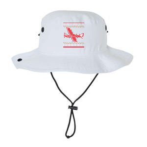 Airplane Lover Xmas Lighting Ugly Airplane Christmas Gift Legacy Cool Fit Booney Bucket Hat