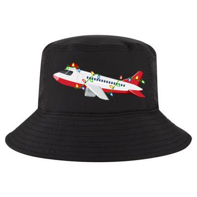 Airplane Lover Xmas Santa Hat Airplane Christmas Gift Cool Comfort Performance Bucket Hat