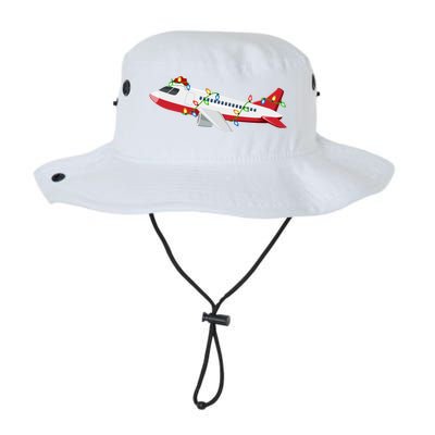 Airplane Lover Xmas Santa Hat Airplane Christmas Gift Legacy Cool Fit Booney Bucket Hat