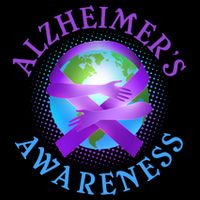 Alzheimer's Awareness Support Ribbon Hugging The World Full Zip Hoodie