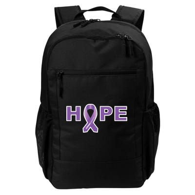 Alzheimer's Disase Awareness Ribbon Daily Commute Backpack