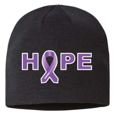 Alzheimer's Disase Awareness Ribbon Sustainable Beanie