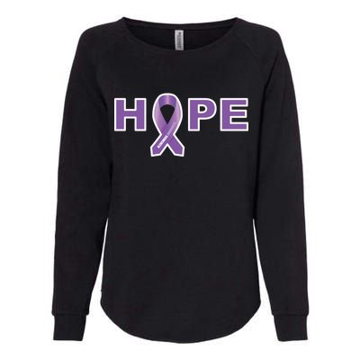 Alzheimer's Disase Awareness Ribbon Womens California Wash Sweatshirt