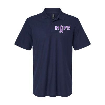 Alzheimer's Disase Awareness Ribbon Softstyle Adult Sport Polo