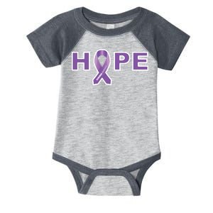 Alzheimer's Disase Awareness Ribbon Infant Baby Jersey Bodysuit