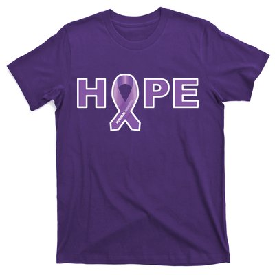 Alzheimer's Disase Awareness Ribbon T-Shirt