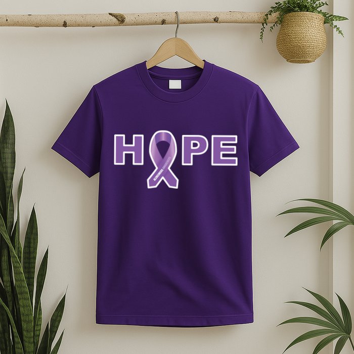 Alzheimer's Disase Awareness Ribbon T-Shirt