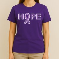 Alzheimer's Disase Awareness Ribbon T-Shirt