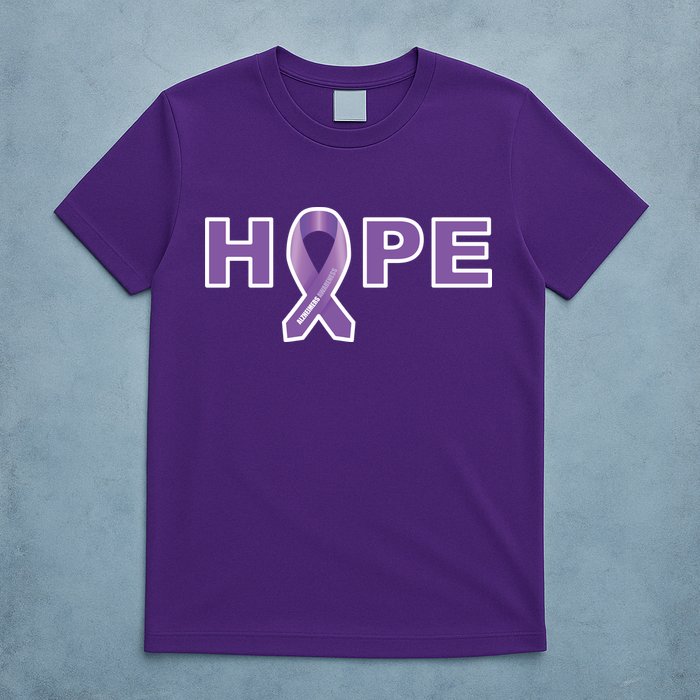 Alzheimer's Disase Awareness Ribbon T-Shirt