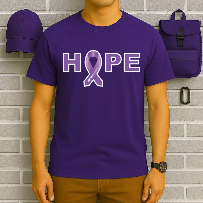 Alzheimer's Disase Awareness Ribbon T-Shirt