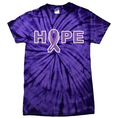 Alzheimer's Disase Awareness Ribbon Tie-Dye T-Shirt